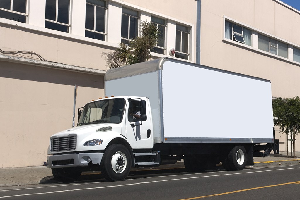 White Delivery Truck